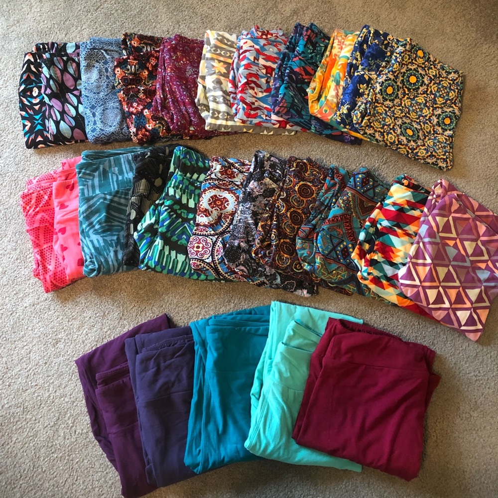 Lot of 27 pair of OS LuLaRoe leggings